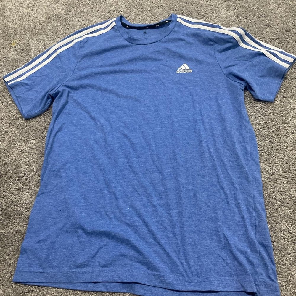 Blue Adidas Tee